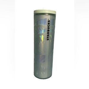 Starbucks Limited Edition 2021 Mint Etched Frosted Ribbon Swirl Tumbler 16oz Cup